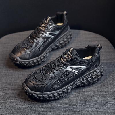 Обувь для папы, новые летние повседневные дышащие кроссовки в сетку, обувь для папы, женская обувь, женская модная обувь на толстой подошве с полимерной подошвой