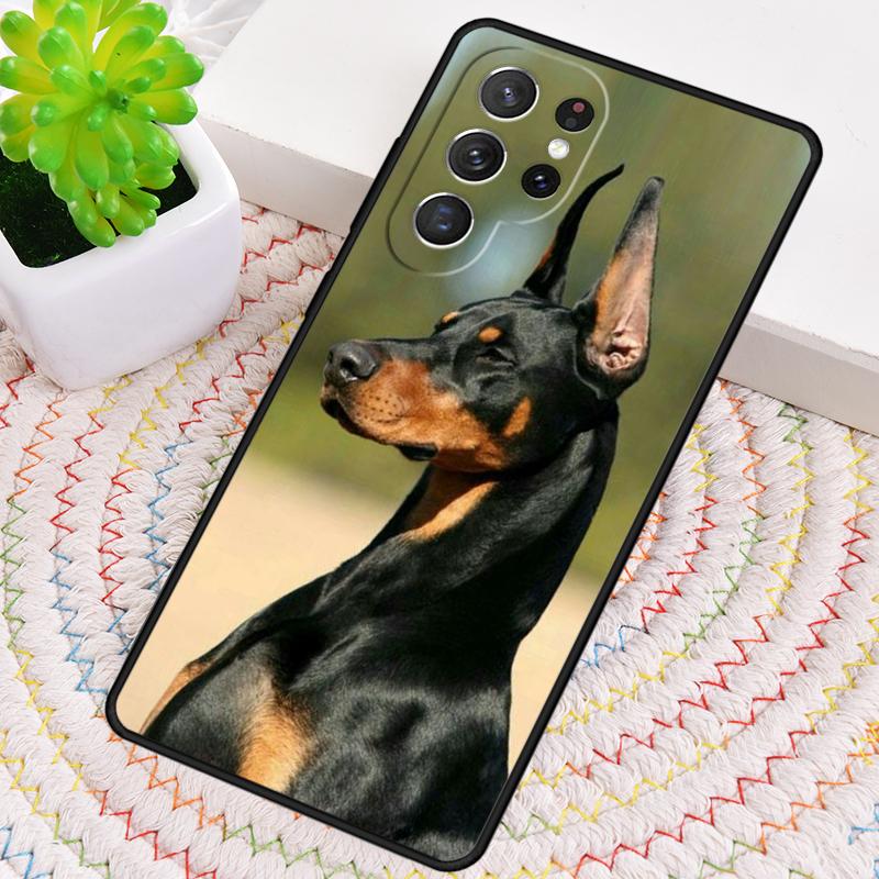 Чехол для телефона с изображением животного добермана для Samsung Galaxy note 10 pro S26 Ultra S23 S24 FE S25 S21 S22 PLUS ударопрочный