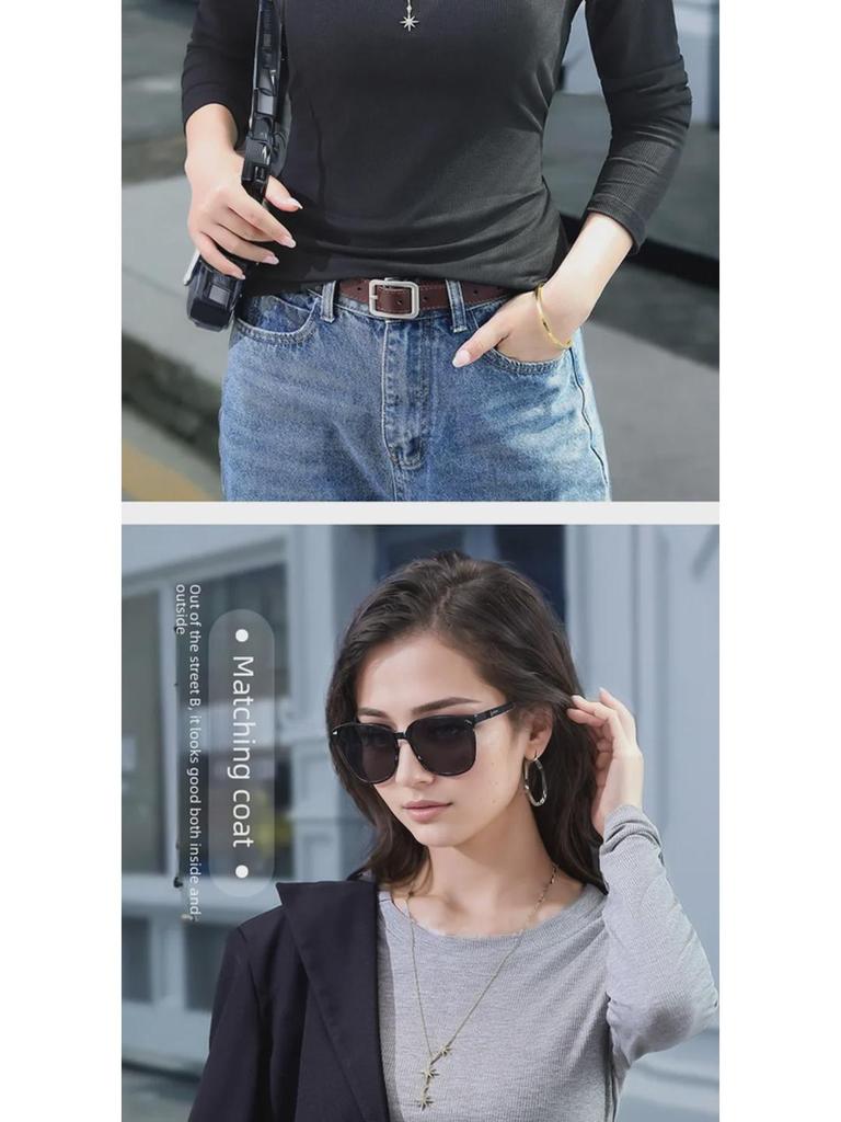 Корейский облегающий свитер с высоким эластичным плетением из хлопка с длинным рукавом и полуводолазкой для женщин - весенний выпуск