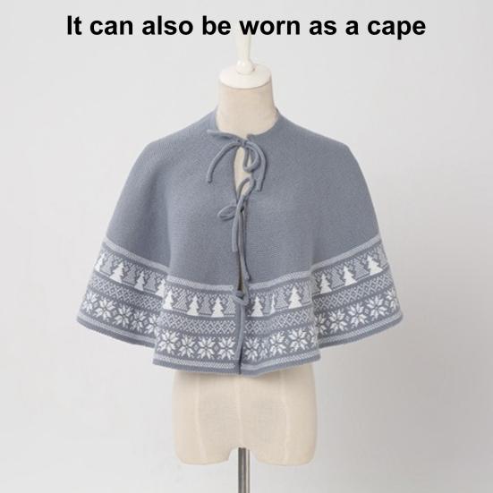 Вязаная юбка в виде рождественской елки в деревенском стиле с толстыми снежинками, юбка в виде рождественской елки, праздничный фермерский дом