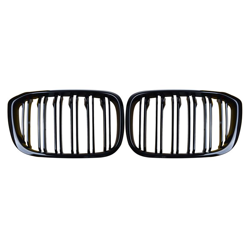 Автомобильные аксессуары, передняя решетка для почек для BMW X3 X4 G01 G02 G08, однолинейный глянцевый черный бампер, гоночные грили