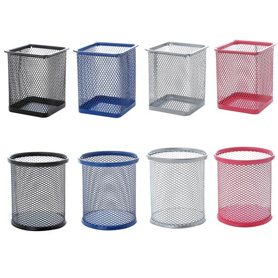 Металлический полый держатель для карандашей, ваза, горшок, аккуратный настольный контейнер для хранения канцелярских принадлежностей