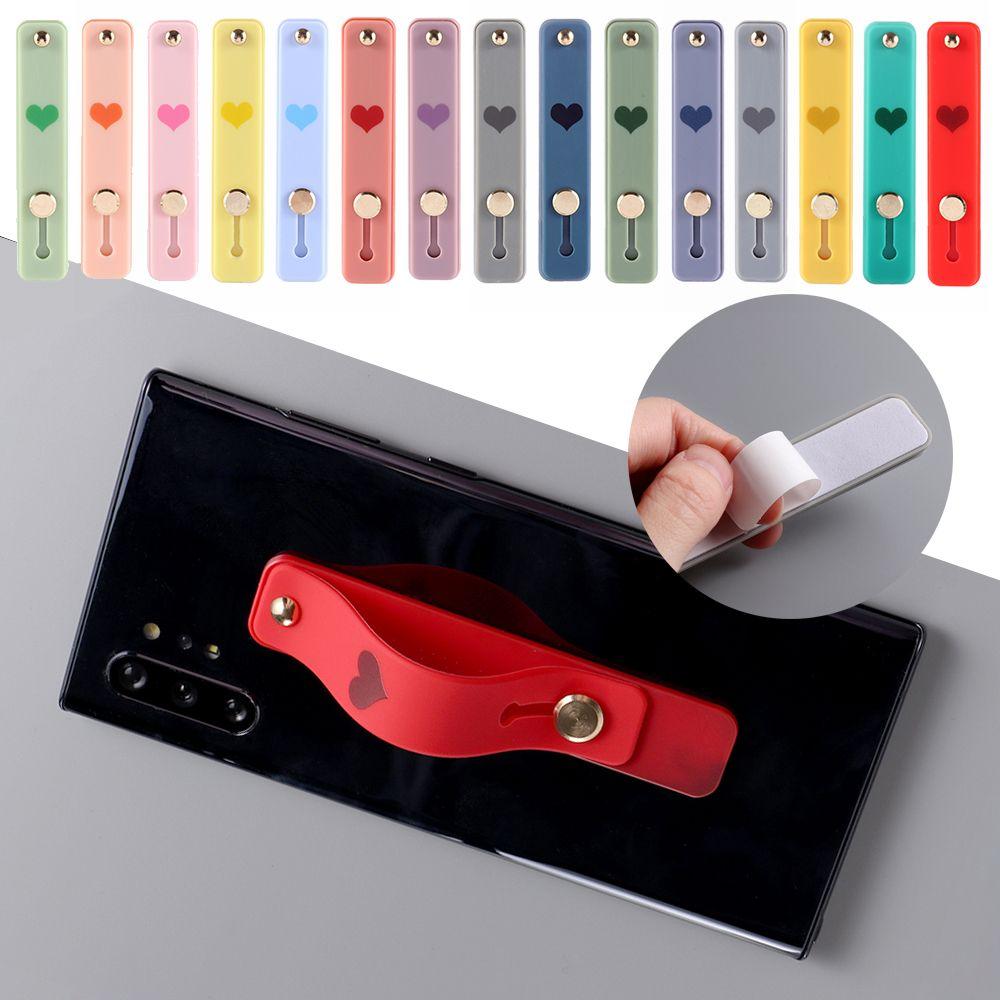 Креативный силиконовый браслет на руку, кольцо для пальца, держатель для телефона, подставка-грип, пуш-пул