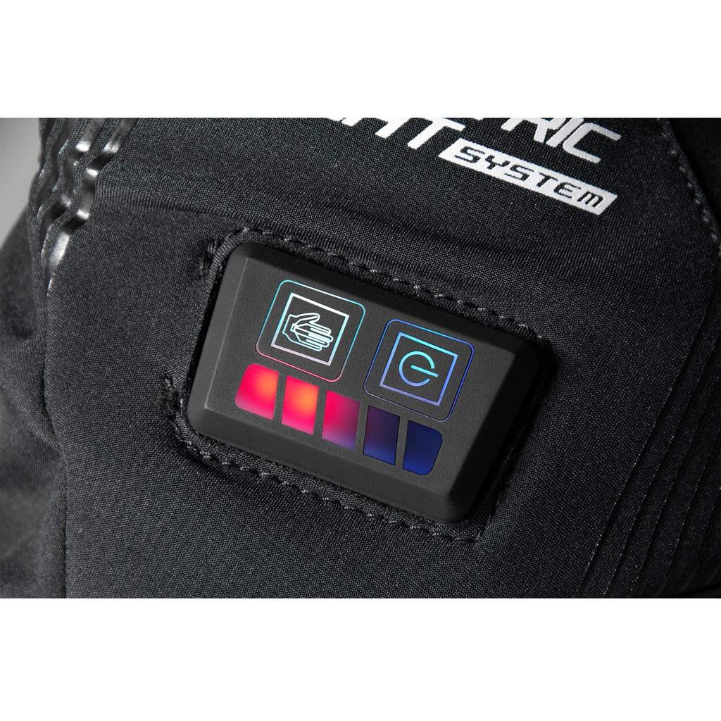 KOMINE Двойная защита от тепла Электрический мотоцикл Размер L Электрически тянущиеся для и Весенние перчатки, Черный, (ЭК-215 13072), Водонепроницаемый, Морозостойкий,