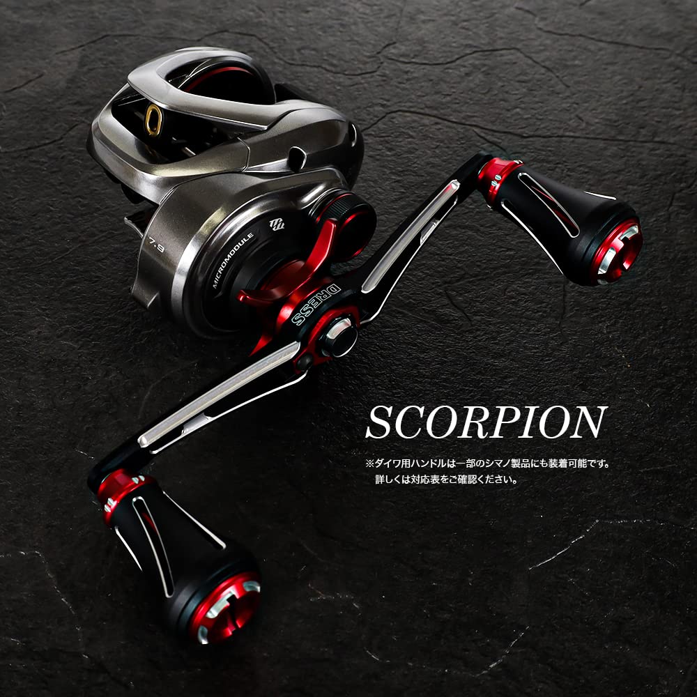 Специальная ручка для катушки Garcia Bait Vertex 100 мм для левой и правой стороны Красная рыболовная катушка Специальная ручка для деталей легкая и прочная [ПЛАТЬЕ]