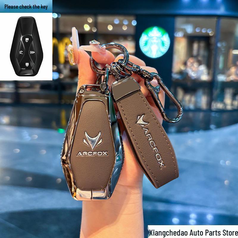 Jihu Alpha T5 Кейс для ключей с пультом Коала: Роскошная кожаная сумка с эксклюзивной пряжкой для моделей S/T