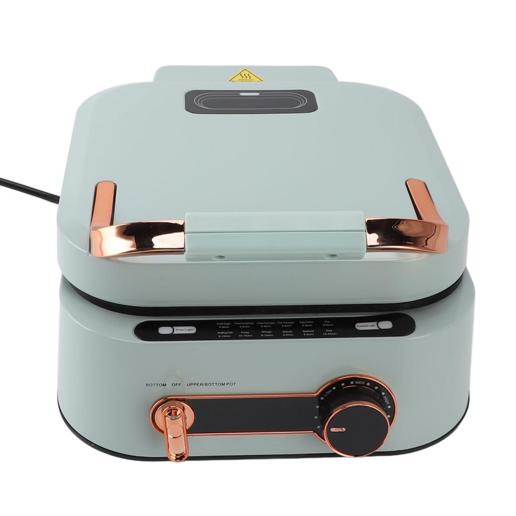 Multifunction Electric Skillet Temperature Adjustable Nonstick Double Sided Electric Frying Pan