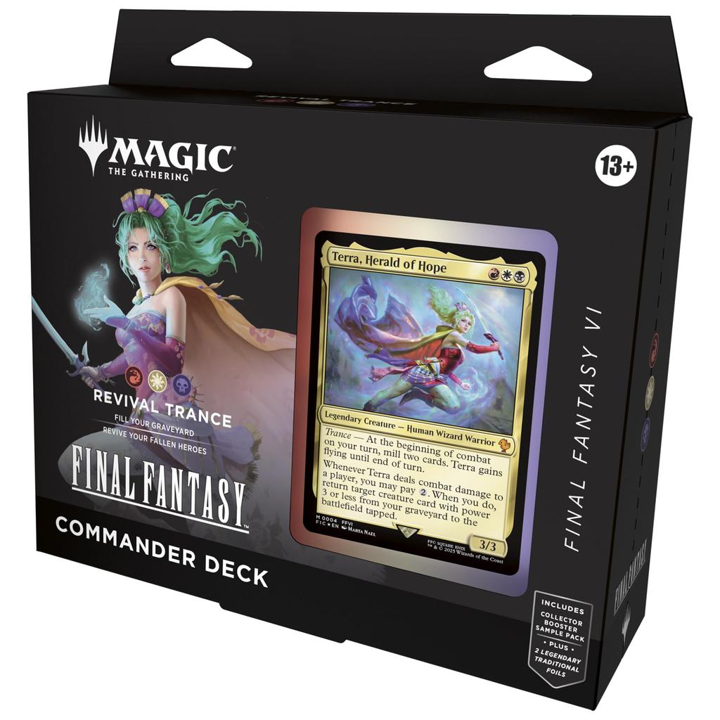 Командирская колода Английская версия ККИ MTG Wizards of the Coast FIN D38450000 "Magic Gathering—FINAL FANTASY" (Транс-Реанимировать)
