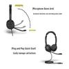 Проводная USB-гарнитура Jabra Evolve2 30 SE с двумя наушниками (Китайская версия)