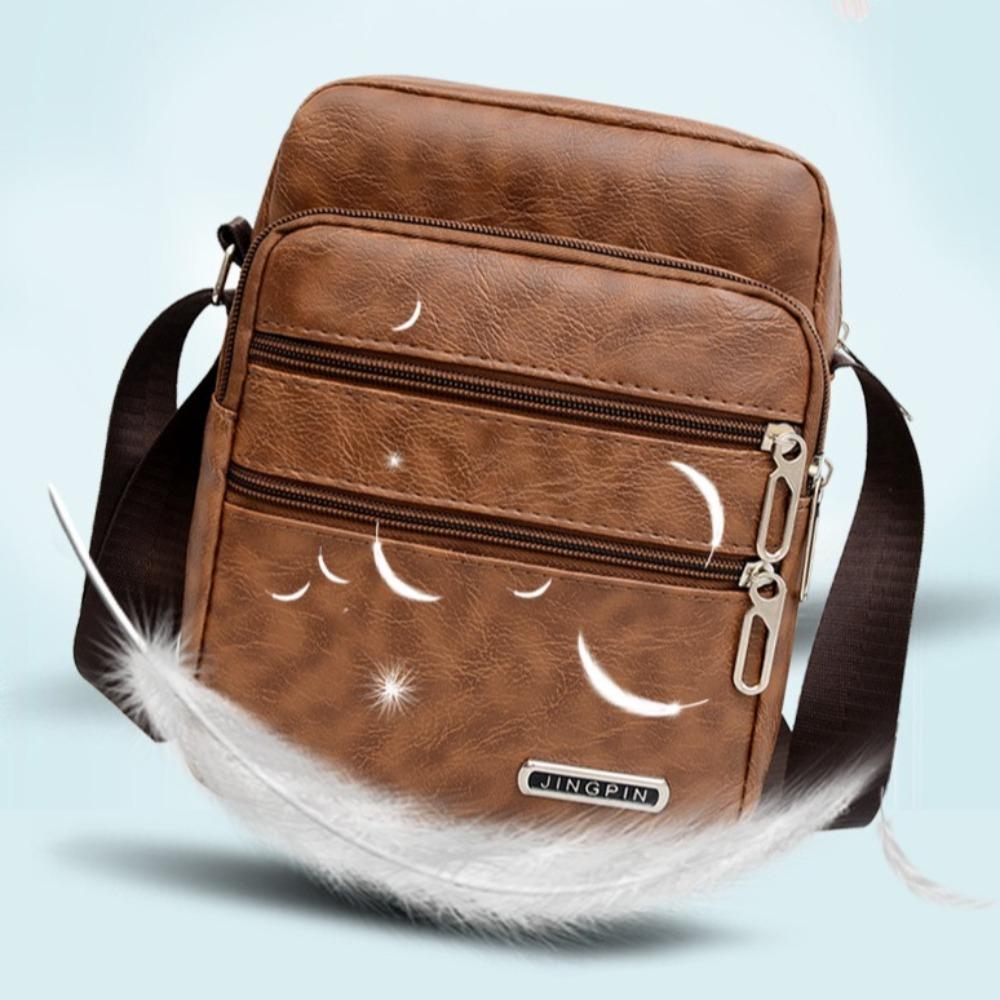 Квадратная деловая сумка-мессенджер из искусственной кожи в винтажном стиле, мужская сумка через плечо, прочная мужская наплечная сумка, дорожная