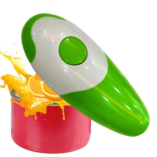 Yousheng Electric Can Opener Built-in Magnet Tin Opener Safe & Smooth Edge Beer Can Opener for Elderly Arthritis