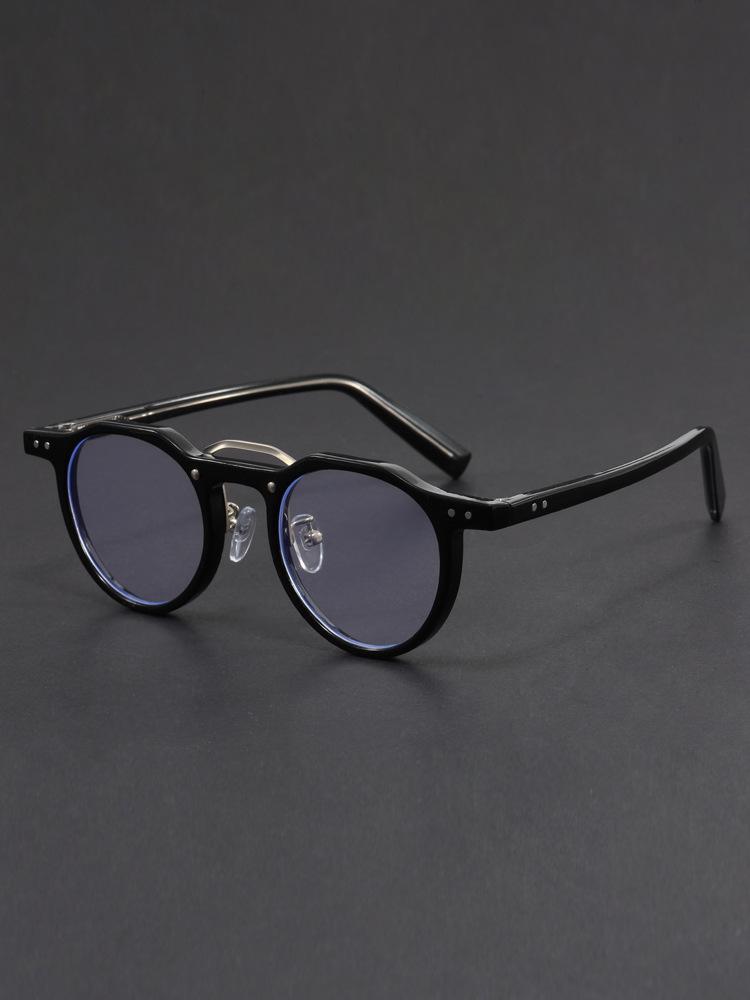 Ретро-очки для чтения с защитой от синего света, круглые, для женщин и мужчин, для коррекции близорукости, в тренде, ретро-очки с фотохромными линзами +1.