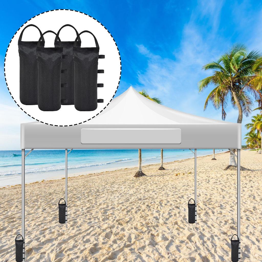 4 шт. Мешки для утяжеления тента, Аксессуары-мешки с песком, для заднего двора, сада, навеса для автомобиля, уличной рекламной палатки