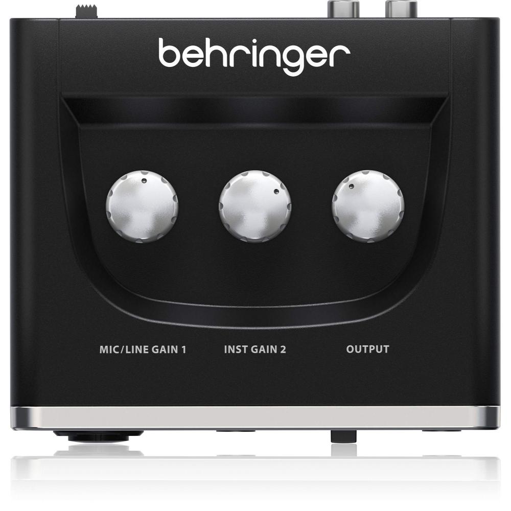 Behringer 2 Input 2 Output USB Audio Interface Black 1-Channel UM2 U-PHORIA