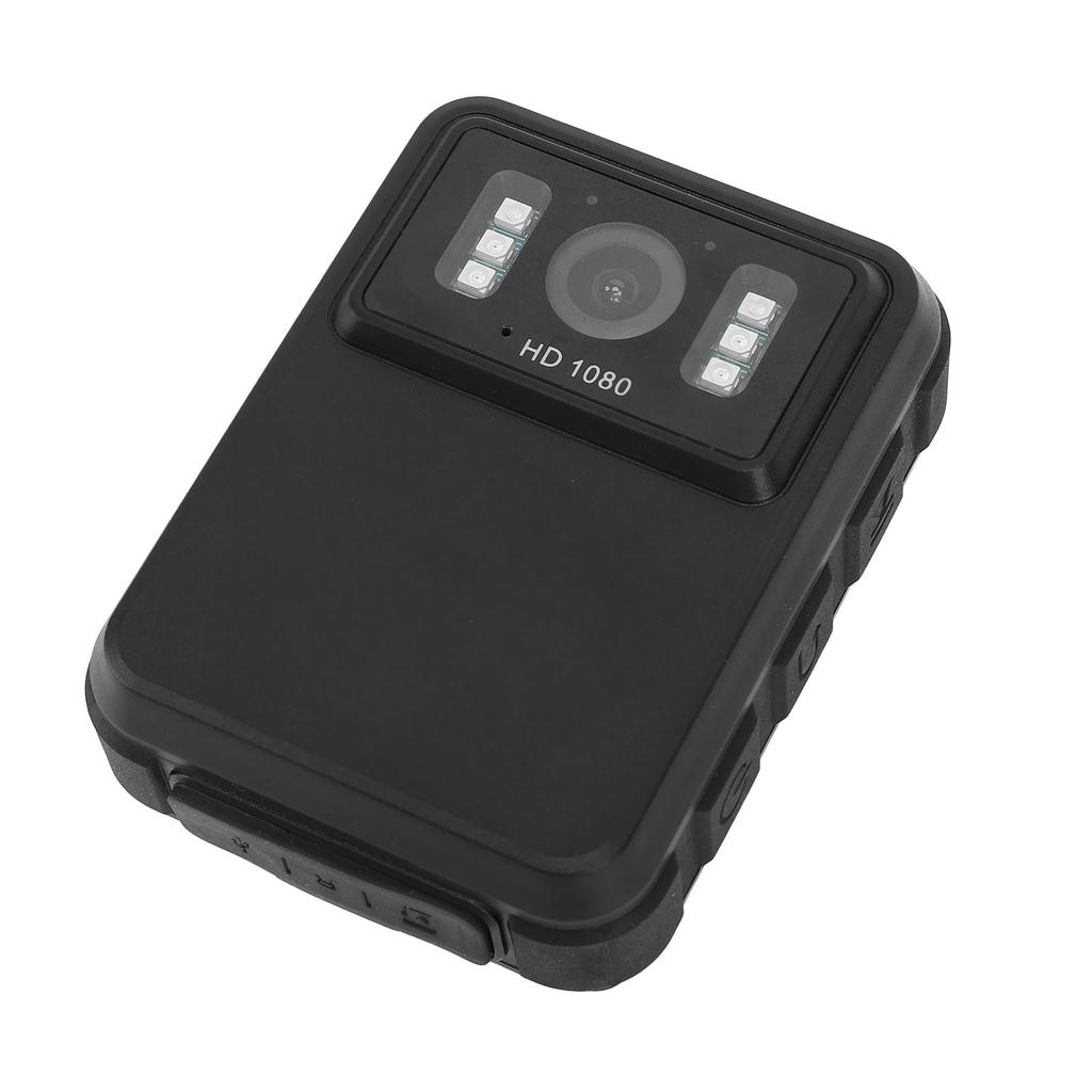 Body Mounted Camera Night Vision 1080p HD Portable Body Wearable Video Camera Loop Recording 130 Degrees