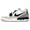 Jordan Legacy 312 Кожаная Амортизация, Износостойкие Низкие Винтажные Баскетбольные Кроссовки GS Черный Белый Серый CD9054-101(Команда414-)