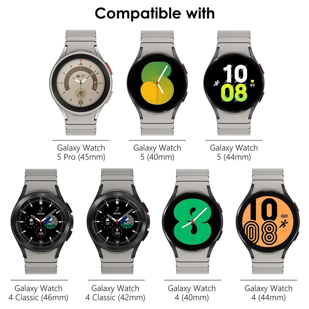 Браслет для Samsung galaxy watch 6 classic 47мм 43мм ремешок 4 42 46мм без зазоров ремешок из нержавеющей стали для watch4 5 pro 44мм 40 45мм