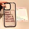 Эстетичный Простой Английский Буква AND I JUST Чехол для Телефона для Iphone 17 Pro Max 16 15 14 Plus 13 12 Mini XR 7 8 Прозрачный Чехол