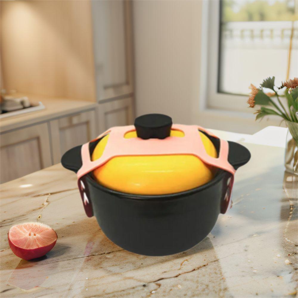 Elastic Lid  Fixing Band Heat-Resistant Lunchbox Lid Strap Creative Pot Lid Holder  Food Container