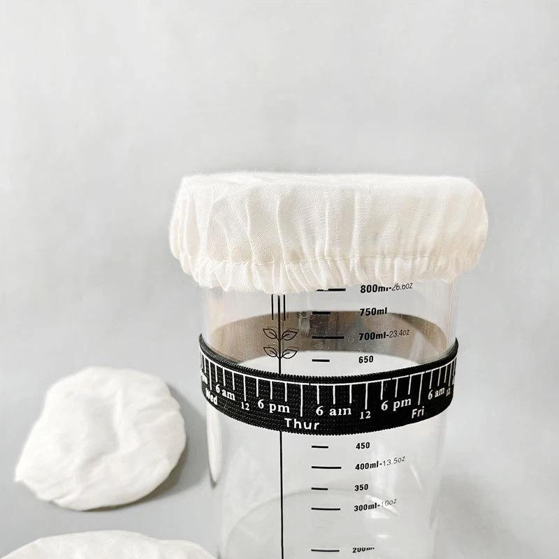 Cotton Jar Strainer Cloths Reusable BPA Free Unbleached for Filtering Juice Herbal Tea Nut Milk Daily Kitchen Use