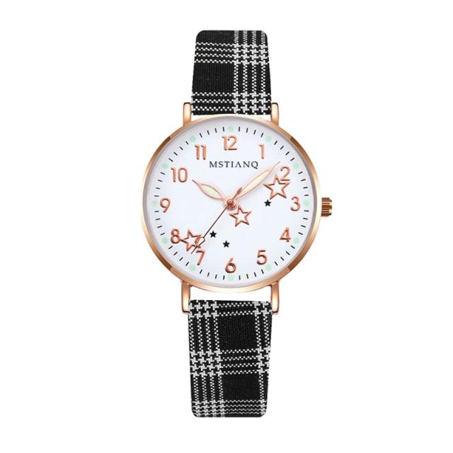 New Watch Women Simple Classic Fashion Small Dial Women's Watches Leather Strap Quartz Clock Wrist Watches Gift