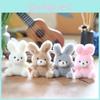 Rabbit Cute Bear Bunny Plush Keychain Pp Cotton Kids Adults Decoration Backpack