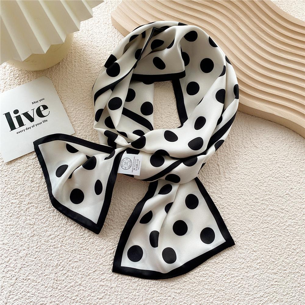 New Scarves Silk Scarves Women'S Spring And Autumn Season Long Decorative Professional Scarves Summer Thin Styles Paired With Shirts Stylish