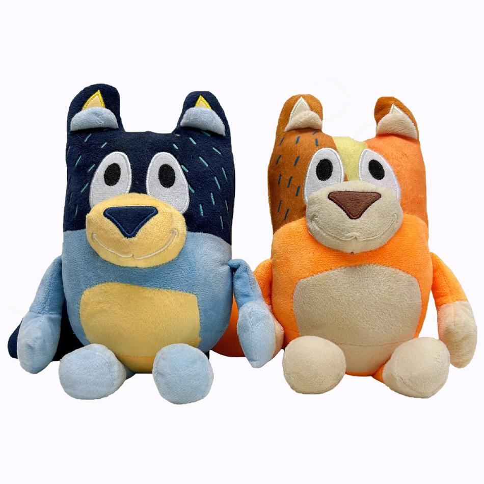 HOT 20cm Bluey Dog Bingo Family Plush Toy Cartoon Dog Soft Stuffed Animals Dolls Birthday Christmas Gifts Family Blue-Y Bingo