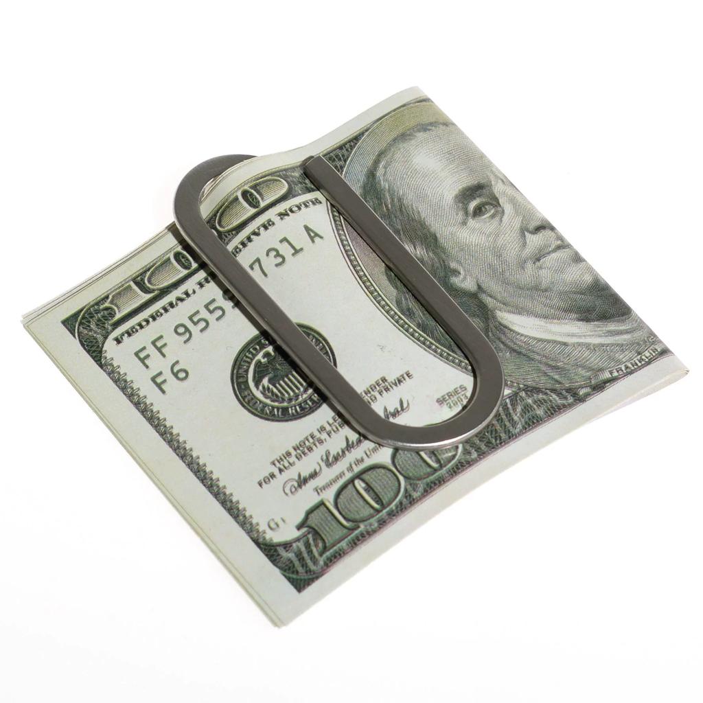 Скрепка для бумаги нержавеющая сталь кошелек зажим для банкнот зажим для кредитных карт жизнь практичный маленький подарок зажим для купюр маленький подарок