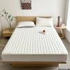 Waterproof Quilted Mattress Protector Pad Anti-mite Anti-bacterial Fitted Sheet Mattress Cover Embossed Design Bedding Bed Cover