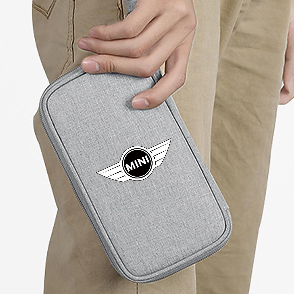 HQZQB1 Portable Car Styling Storage Bag Case Organizer Accessories For MINI Cooper S JCW WORKS R55 R56 F55 F56 R57 R58 R59 R60 CLUB MAN