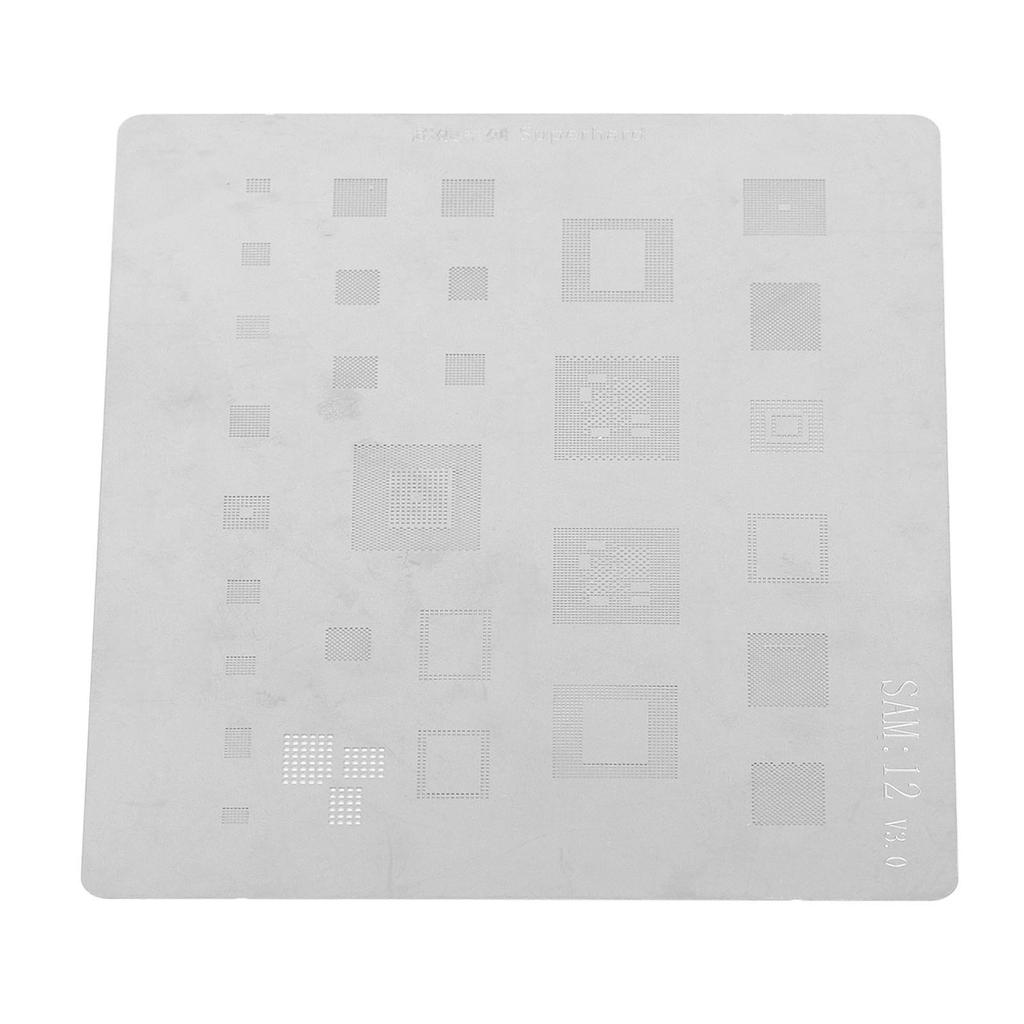 Шаблон трафарета для реболлинга BGA из нержавеющей стали, быстрая луженая сетка для BGA-ремонта для Samsung S20