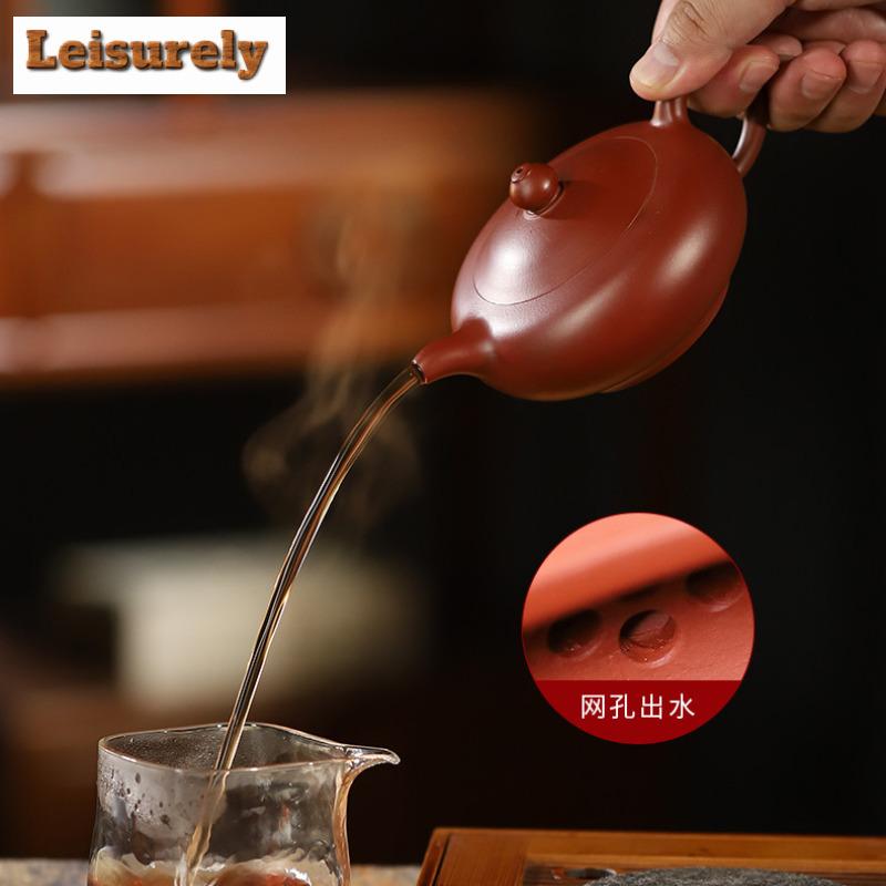 190 мл Классический Исинский фиолетовый глиняный чайник ручной работы Вань нефритовый чайник из сырой руды Чжу глиняный чайник с фильтром чайный набор Zisha