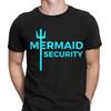 Merman Mermaid Security Swimming Funny Retro Vintage Mens T-Shirts Tee Top  D6