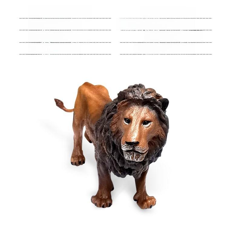 Animal Kingdom Pvc Lion Family Statues With Durable Material For Collectors Display Or Gift