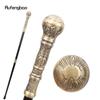 Bronze Flower Luxury Round Handle Fashion Stick for Party Decorative Cane Elegant Crosier Knob Walking Stick 93cm