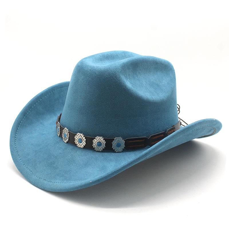 Fashion Casual High Top Big Eaves Suede Jazz Hat Outdoor Shopping Styling Felt Top Hat