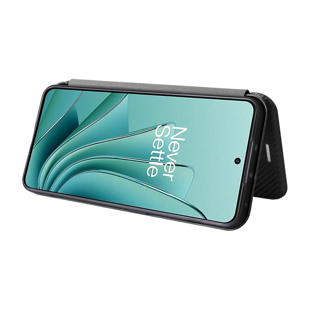 Для OnePlus Nord 3 5G/Ace 2V Кожаный чехол-подставка с текстурой углеродного волокна с держателем для карт, чехол для телефона