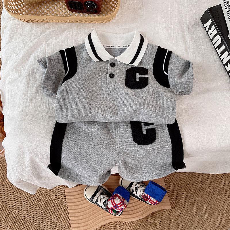 Summer Baby Boys Clothes Suit Children Boys T-Shirt Shorts 2Pcs/Sets Toddler Casual Sports Costume Kids Tracksuits