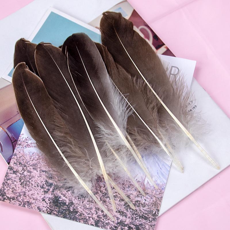 50Pcs15-20Cm Natural Goose Feather Multicolor Handicraft Dream Catcher Swan Feather Family Party Jewelry Decoration