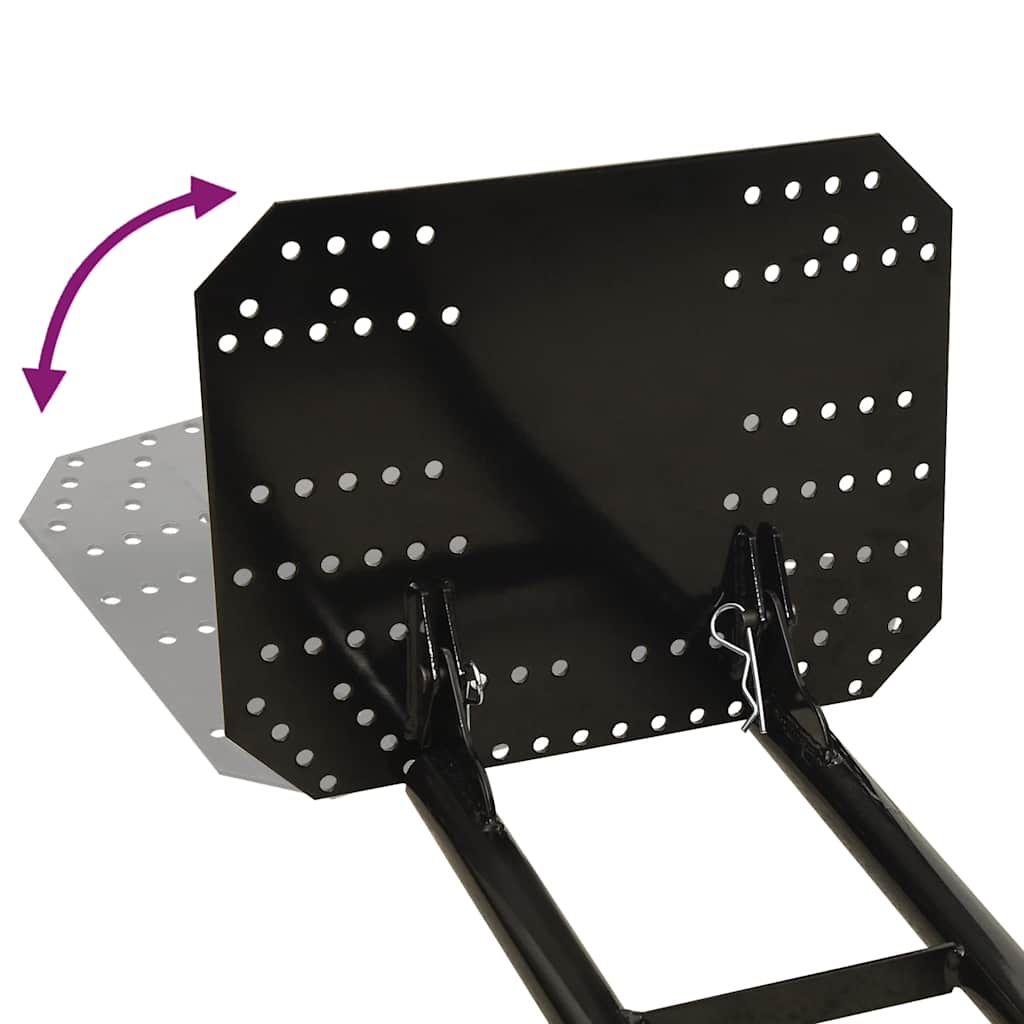 ATV Snow Plow 150 x 38 cm Black