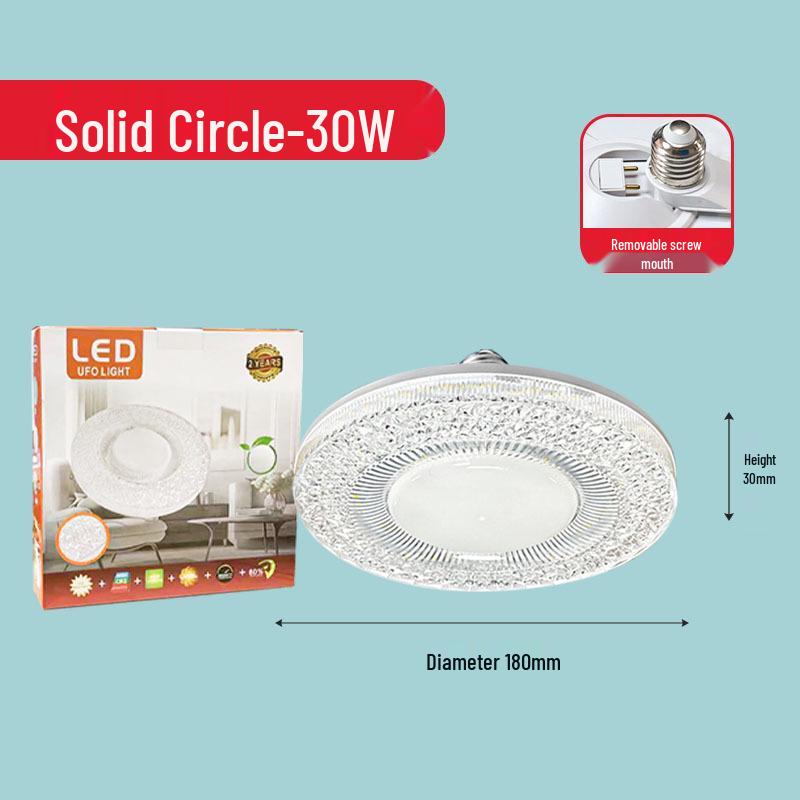 Светодиодная лампа с раздельным кристаллом, Энергосберегающая E27, Яркий свет для защиты глаз для гостиной, спальни и столовой