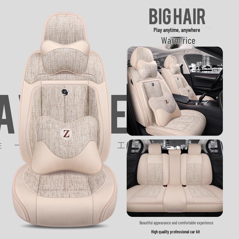 Acura TLX-L2 Series Wagon 218i Purple Wind Chime Linen Car Seat Cover