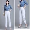 Women Spring Summer Casual High Waist Wide Leg Trousers Office Straight Pencil Suit Trousers Korean Stytle Harajuku Fashion Pant