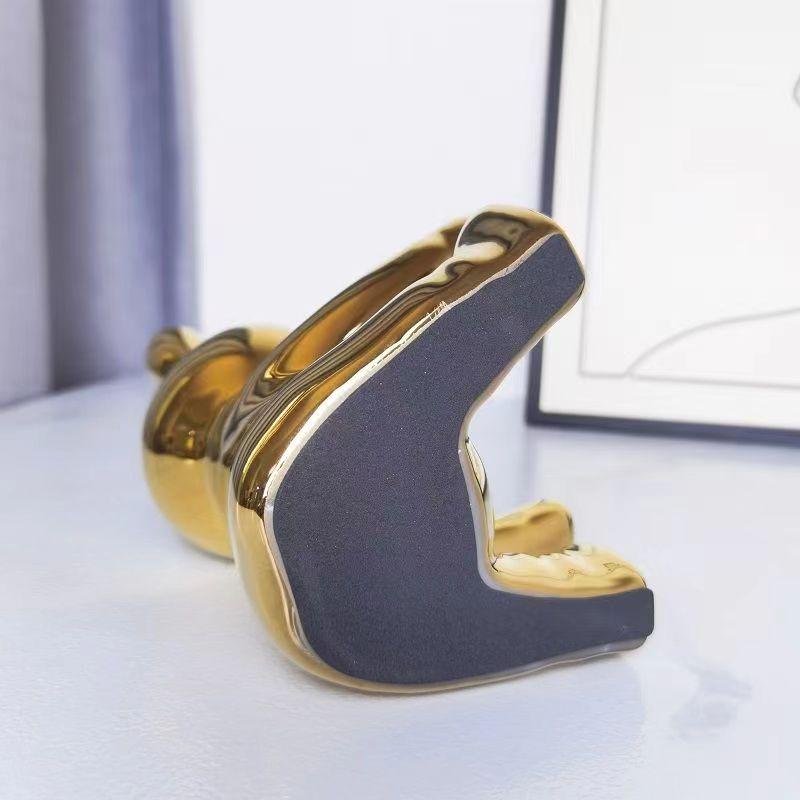 Скульптура Керамика Цветное Покрытие Кролик Коробка для Хранения Дом Гостиная Поднос для Хранения Декоративная Статуэтка Украшение Кролик