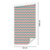 Zigzag Coral and Sea Wallpaper for Living Room and Bedroom 50x1000