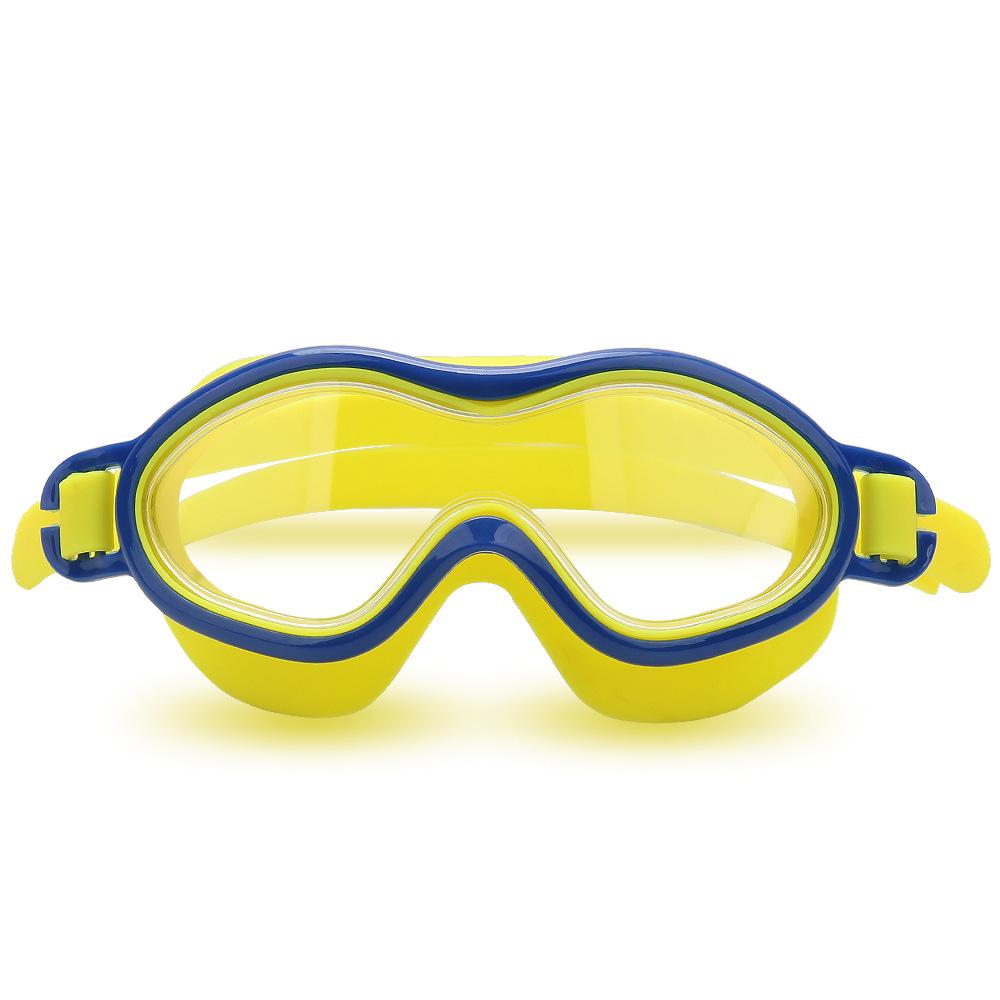 Kids' Waterproof & Fog-Proof HD Swim Goggles - Large Frame for Boys & Girls