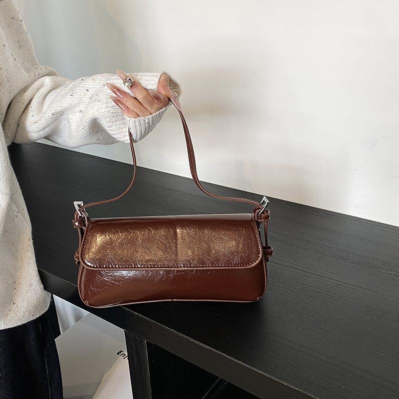 PU Гладкая Модная Кожаная Маленькая Квадратная Сумка Для Повседневного Повседневного Использования