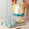 Plastic Rotating Bowl Drain Rack Draining Dish Storage Rack Dish Display Stand Countertop