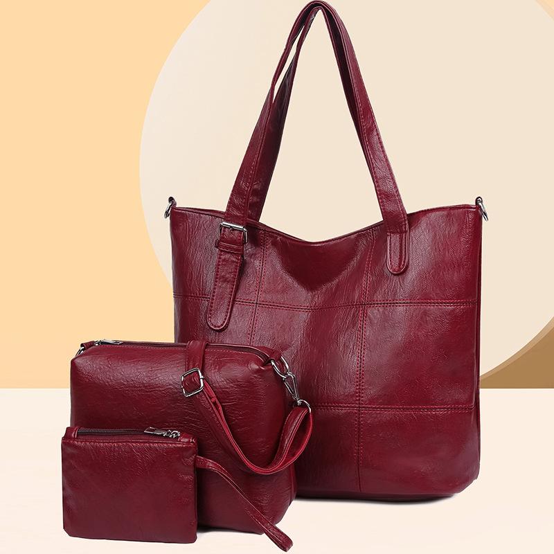 Женская сумка-тоут Новая городская сумка через плечо для мамы большой вместимости простая сумка-мессенджер сумка для мамы и ребенка